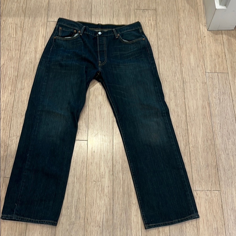 Levi's Blue Straight Jeans Classic Indigo Wash